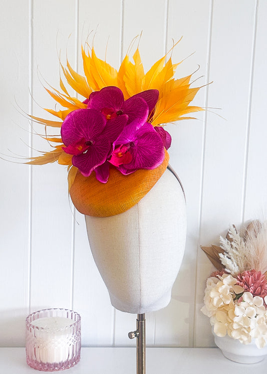 "Lila" Yellow & Magenta