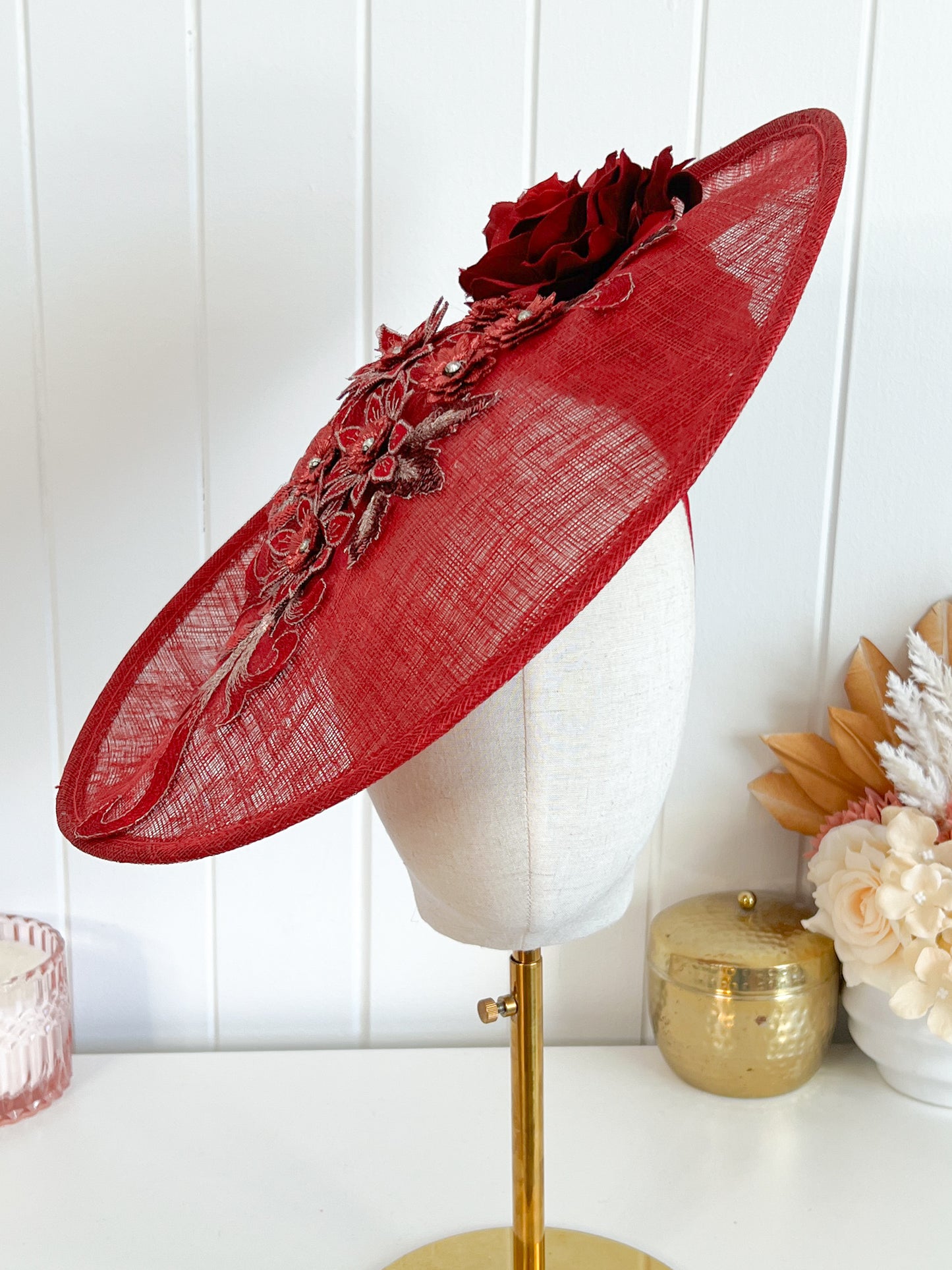 "Satish" Deep Red Hat