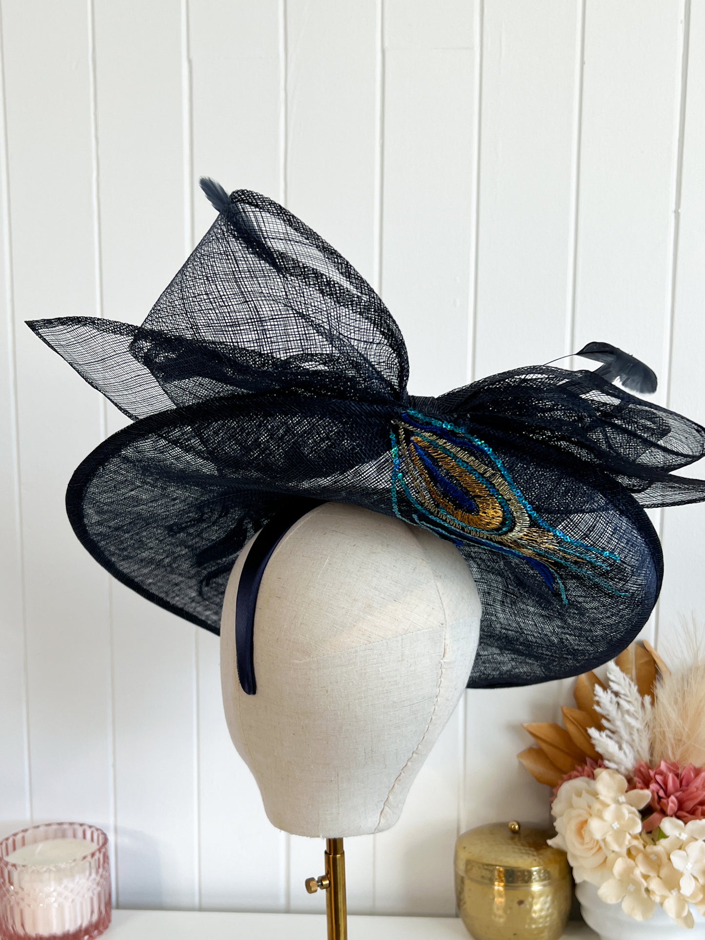 "Bridie" Navy Hat