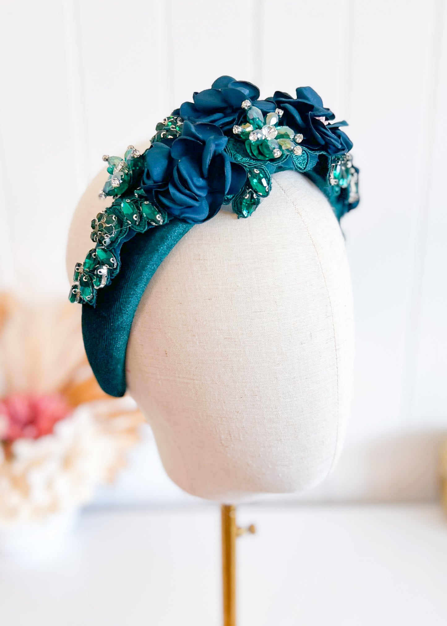 "Neve" Emerald Headband