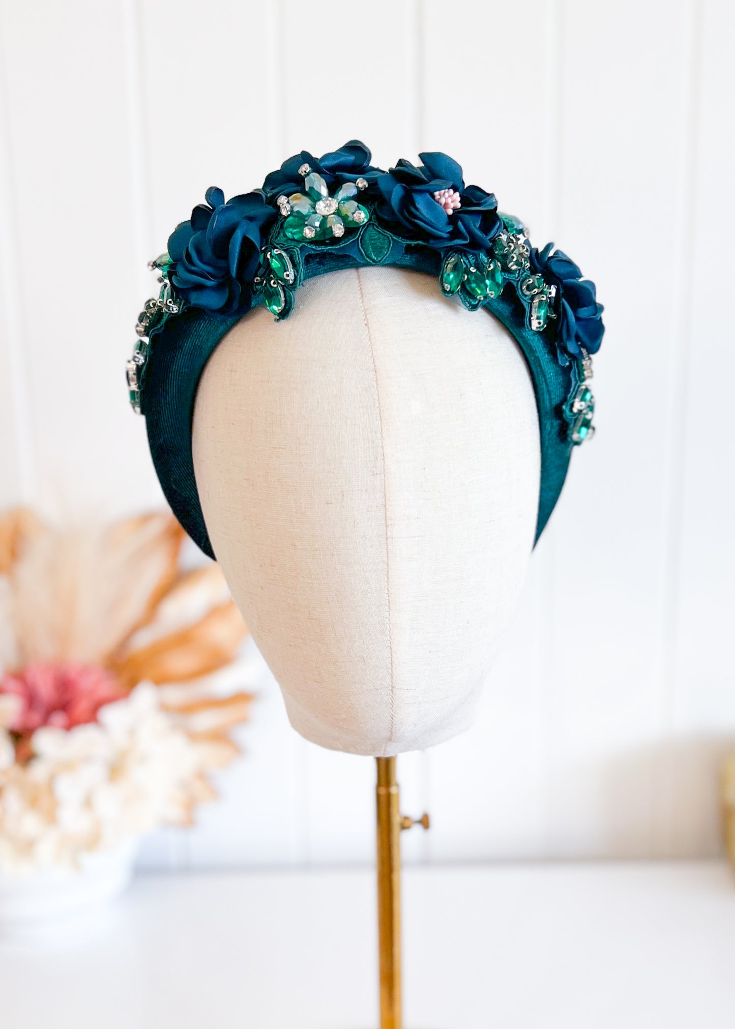 "Neve" Emerald Headband