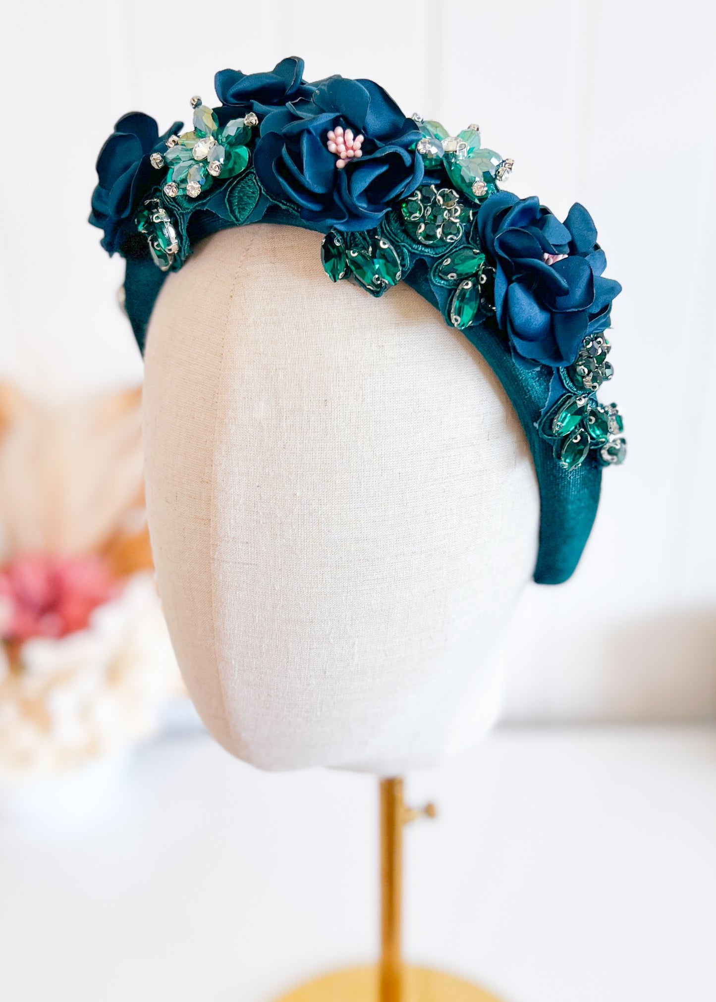 "Neve" Emerald Headband