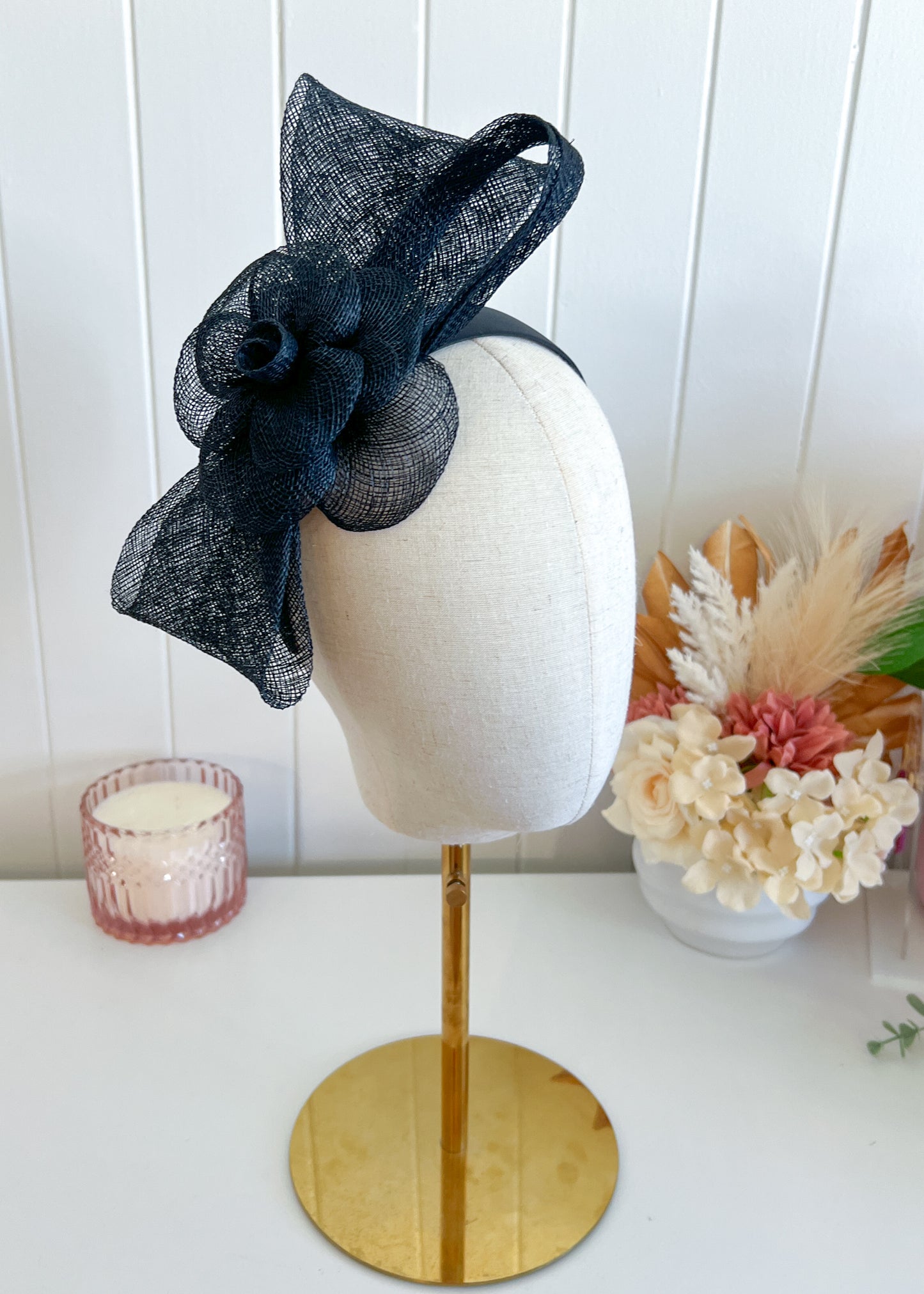 "Posy" Black (Headband)