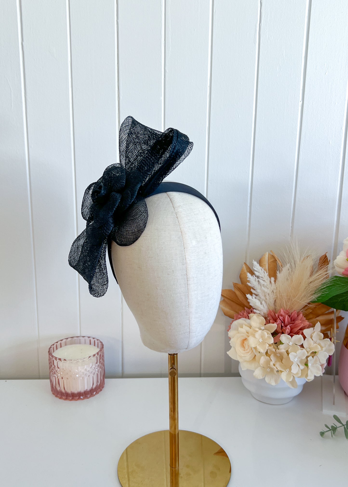 "Posy" Black (Headband)