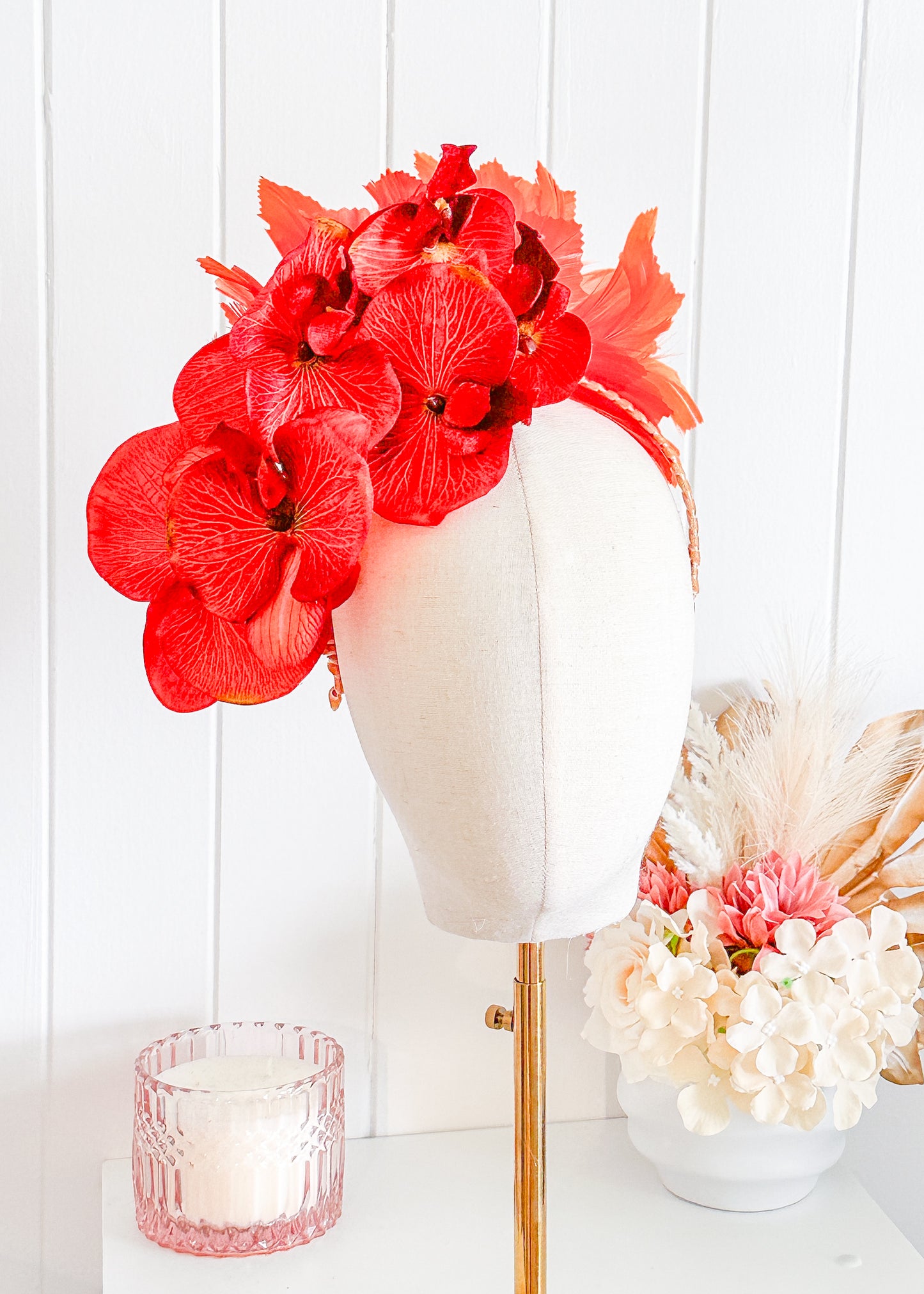 "Orchid Side Spray" Orange
