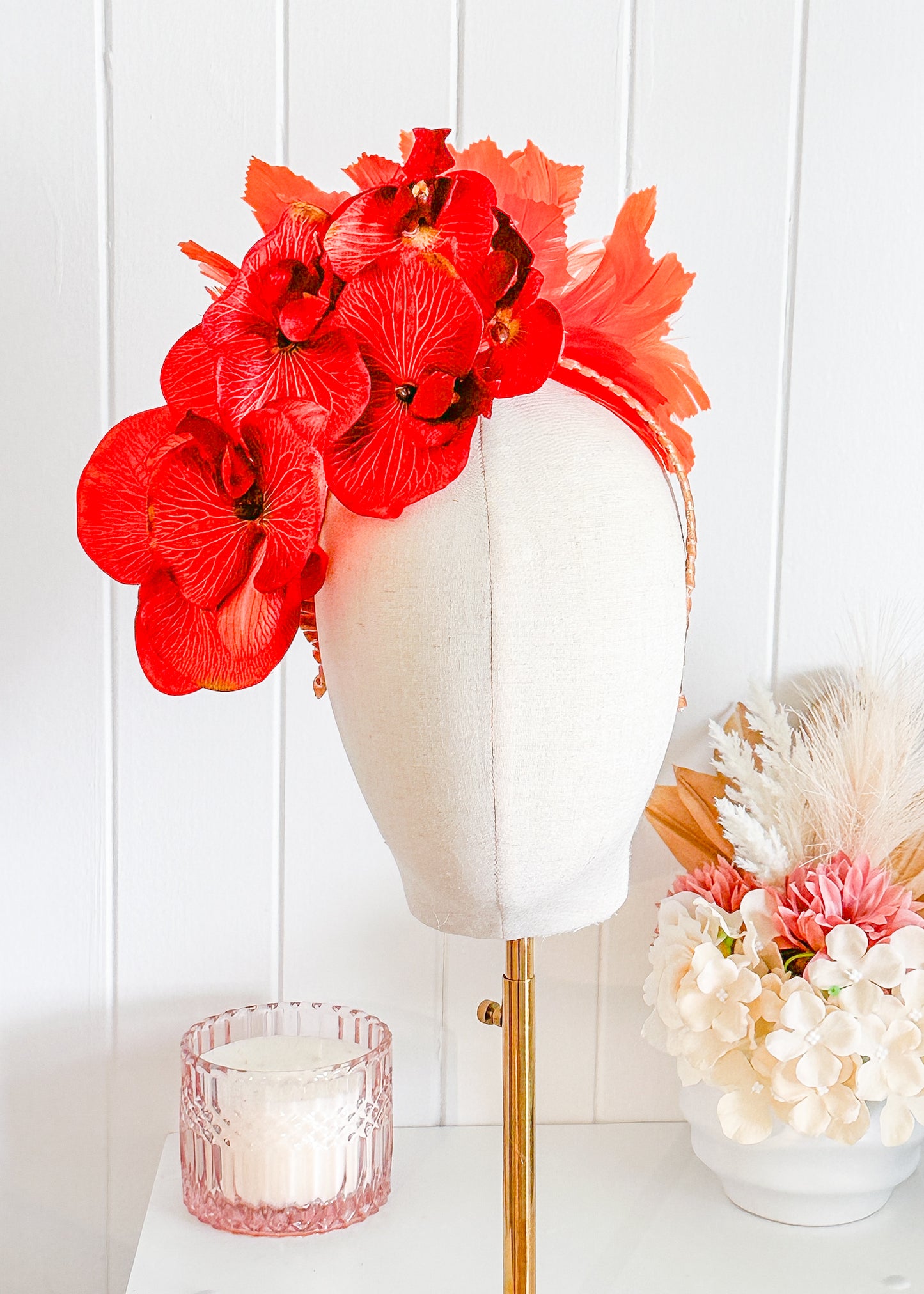 "Orchid Side Spray" Orange
