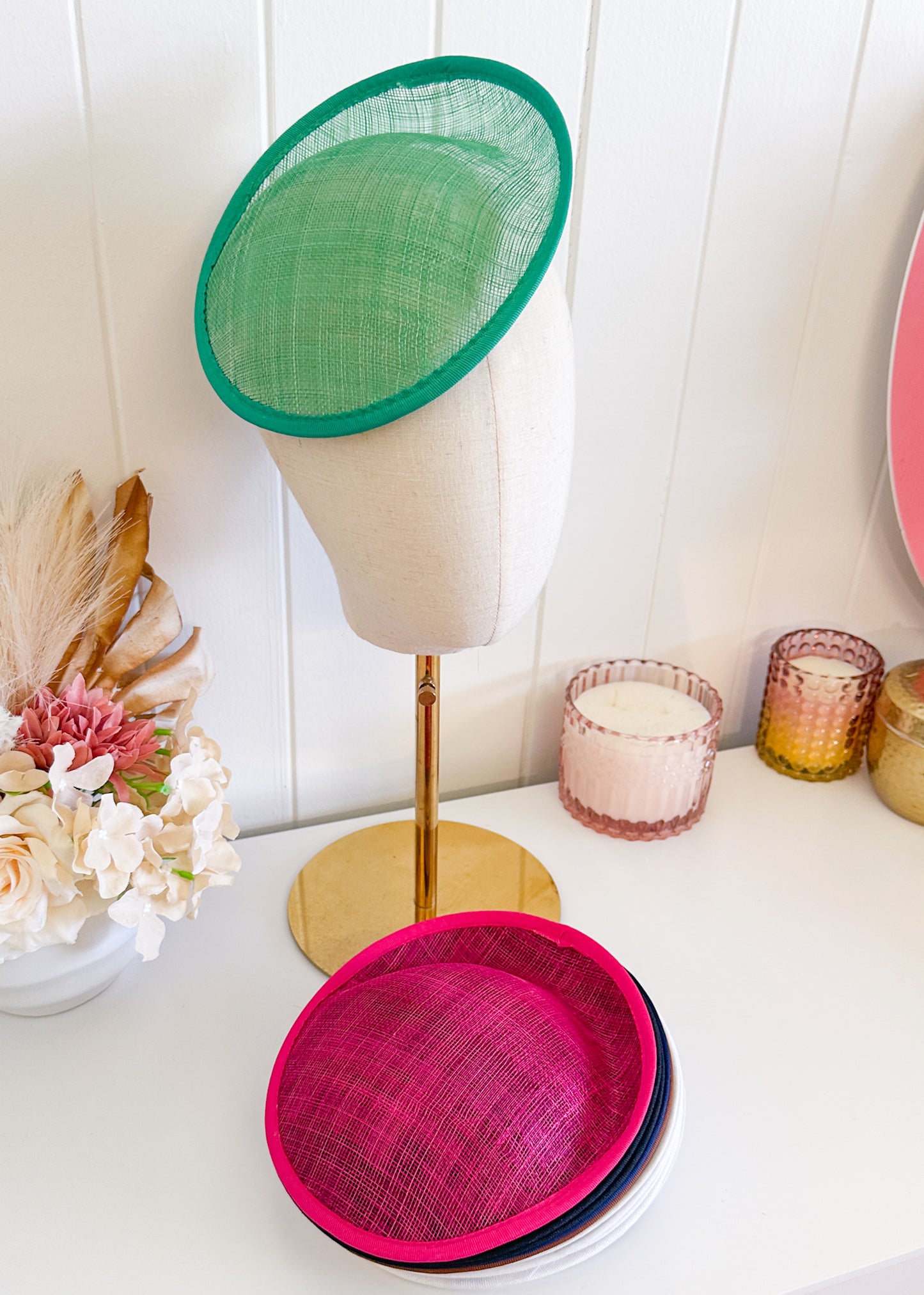 Small Sinamay Saucer