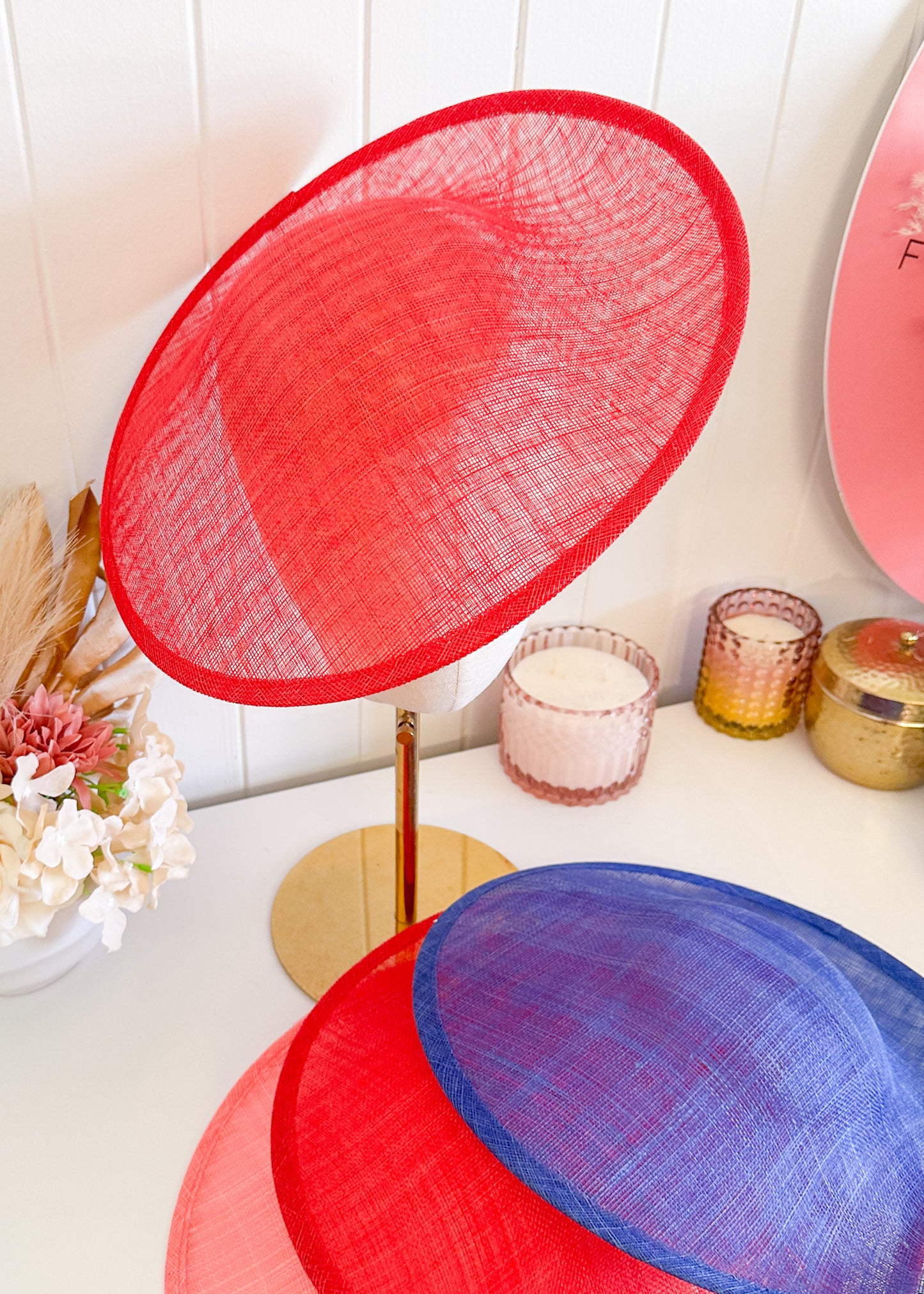 Small Sinamay Saucer (Copy)