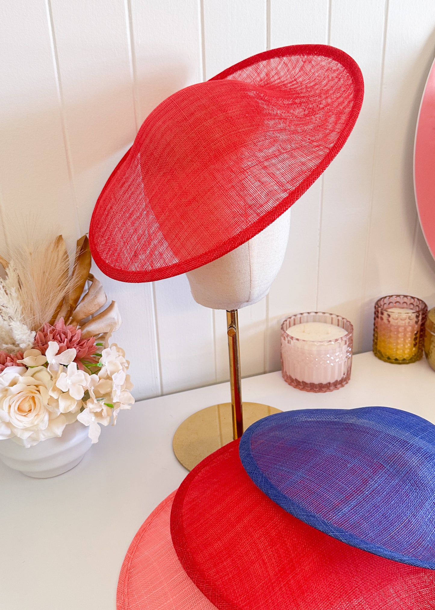 Small Sinamay Saucer (Copy)