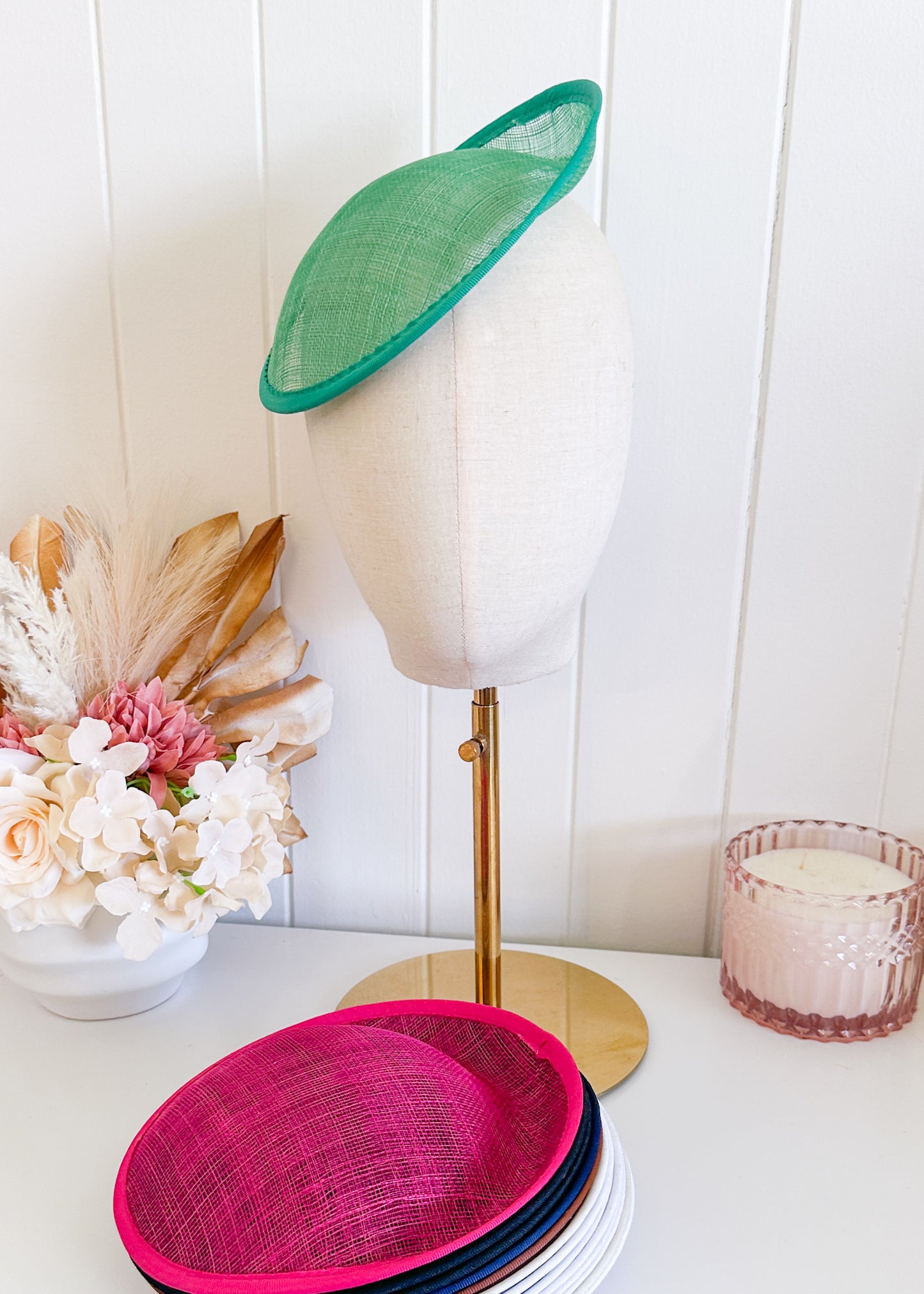 Small Sinamay Saucer