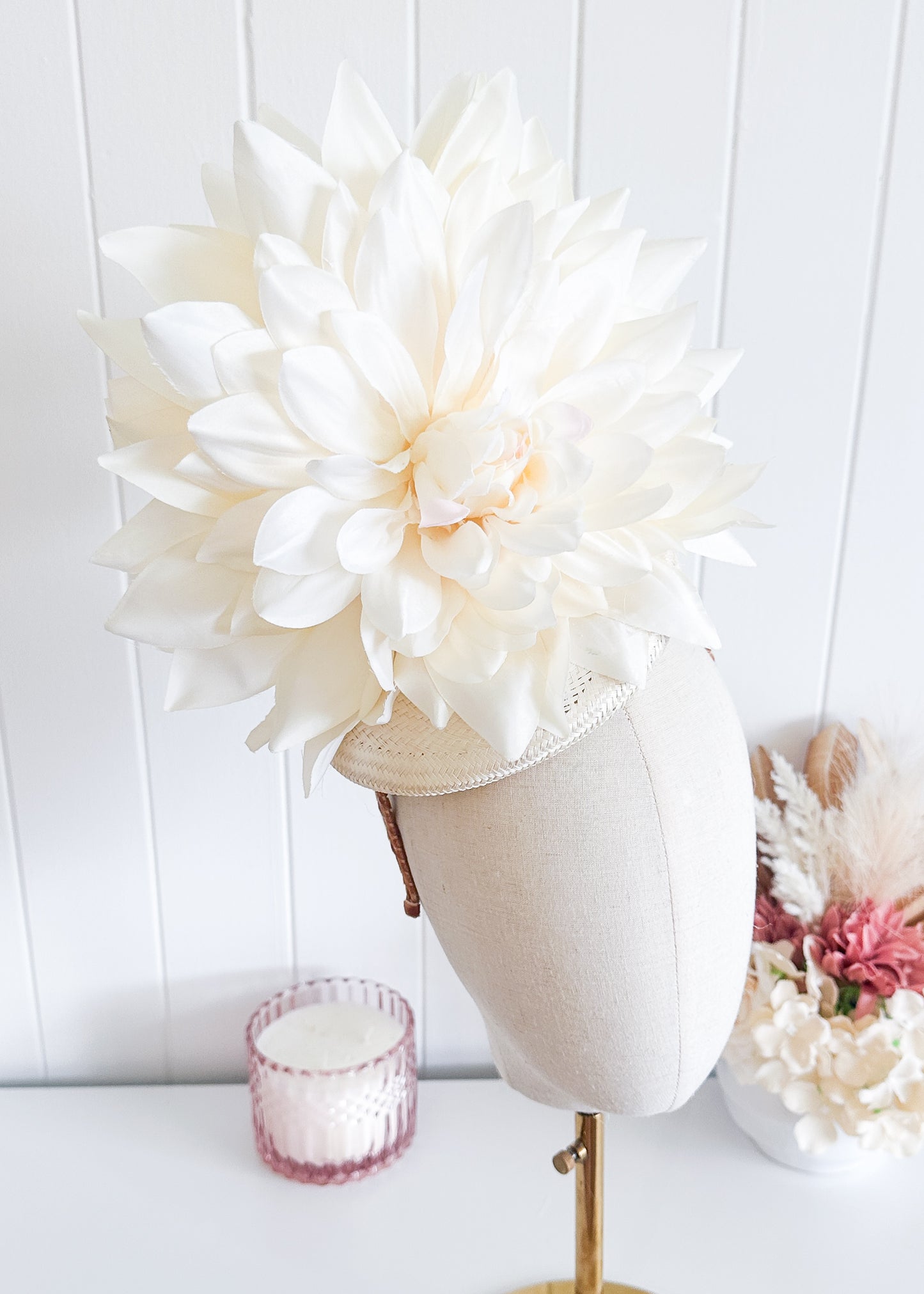 "Crissy" Ivory Fascinator