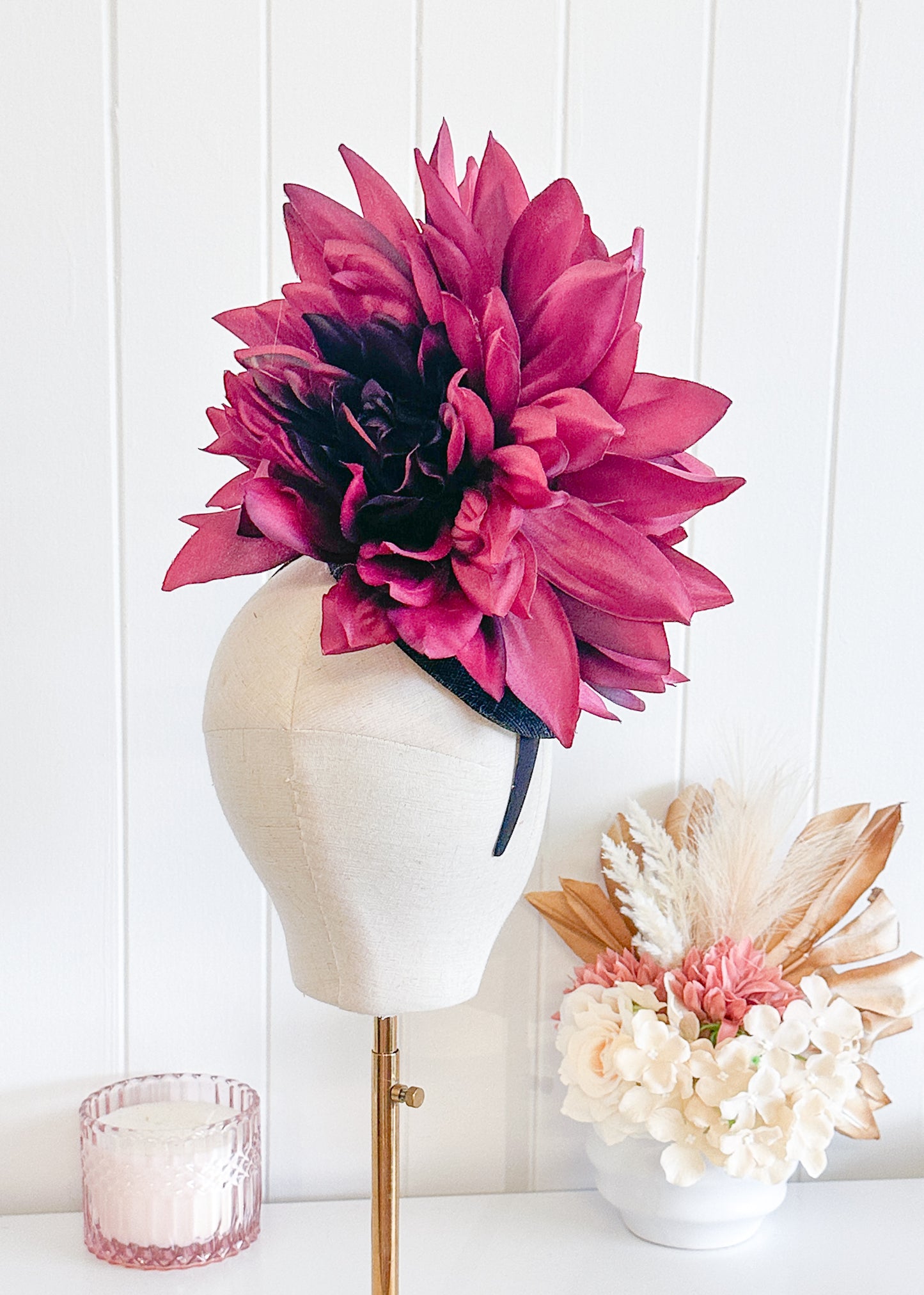 “Lily" Burgandy & Black