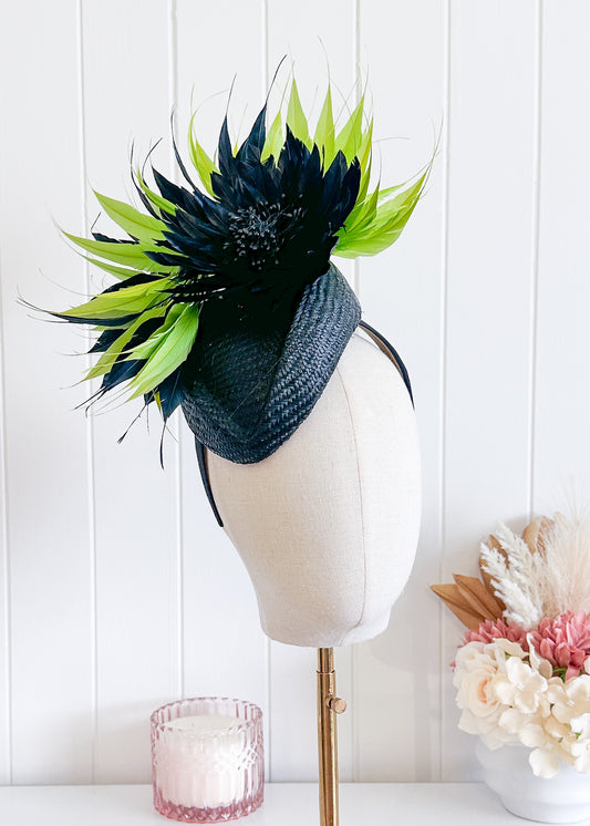 “Lottie" Lime & Black