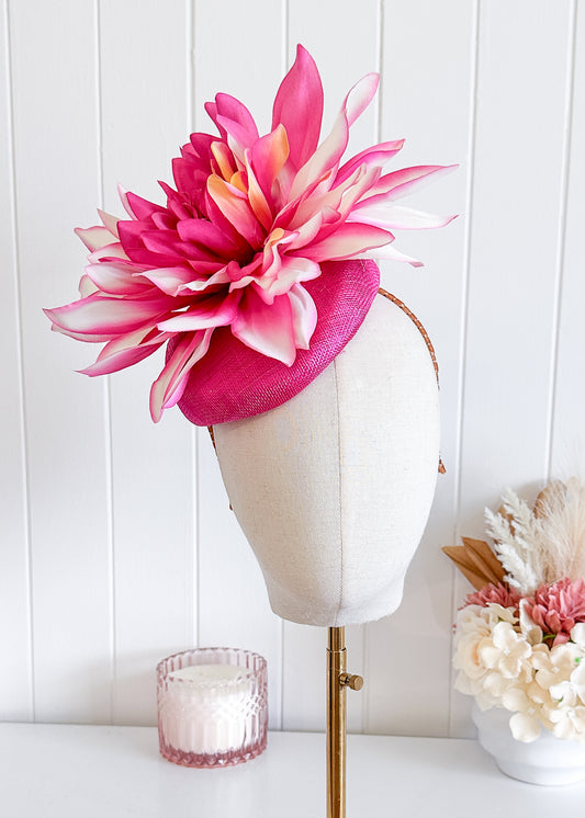 “Bea" Fuscia & White