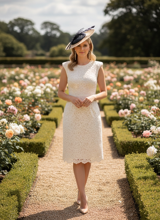 "Avery" - Ivory & Black