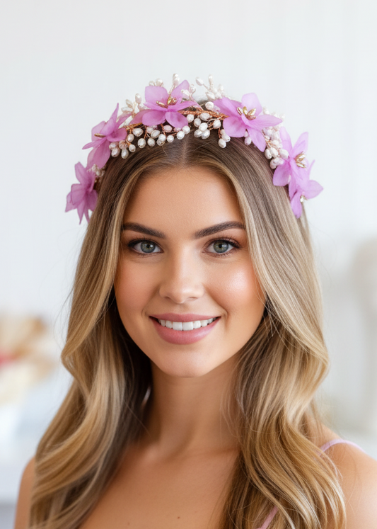 "Elsbeth" Crown - Lavender SALE