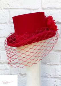 "Top Hat" Red