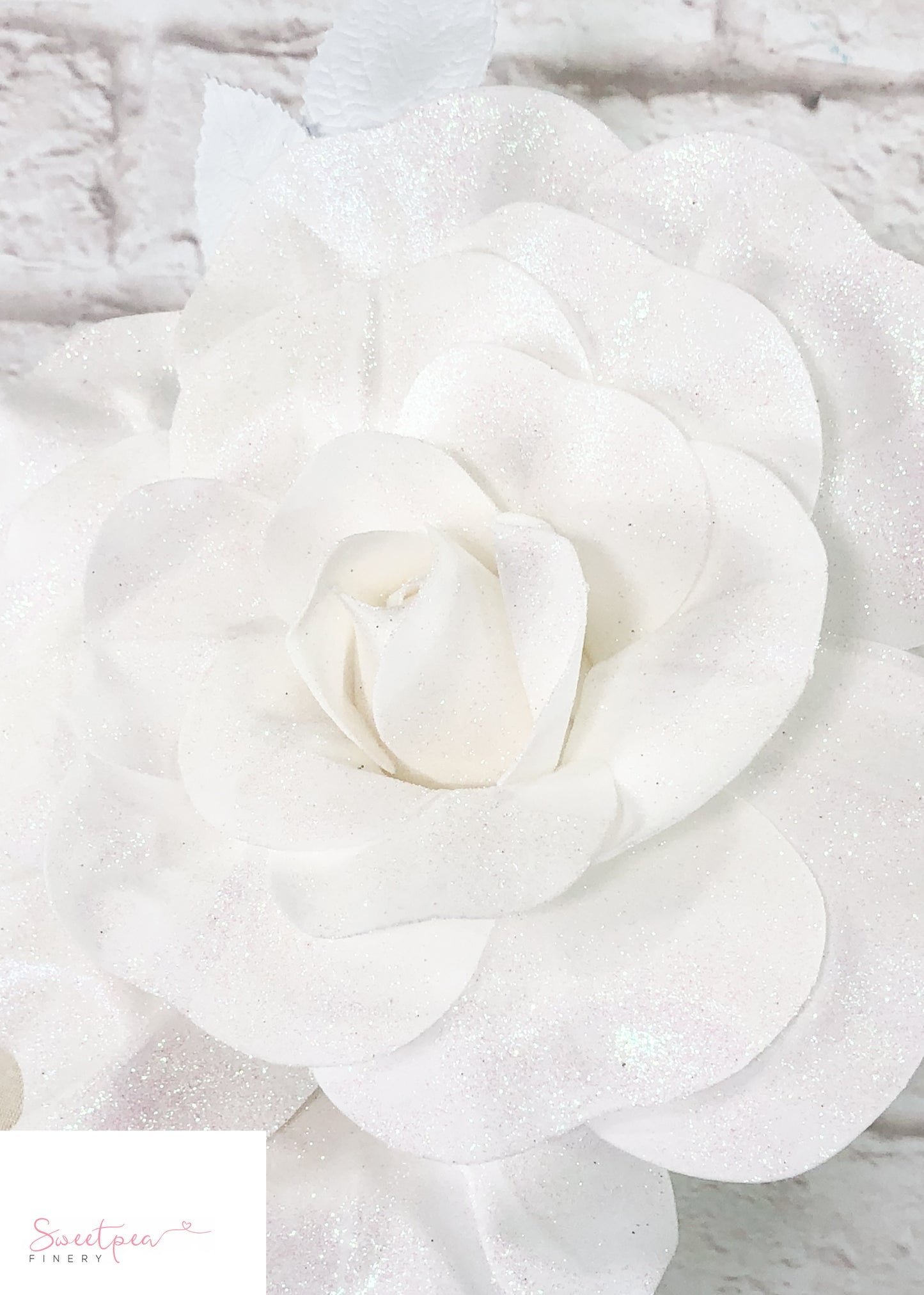 "Juno" Statement Headpiece - White