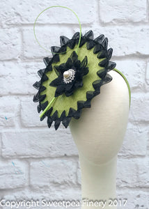 "Jess" Fascinator - Green Fascinator ONE ONLY