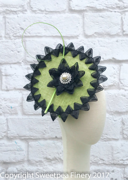 "Jess" Fascinator - Green Fascinator ONE ONLY