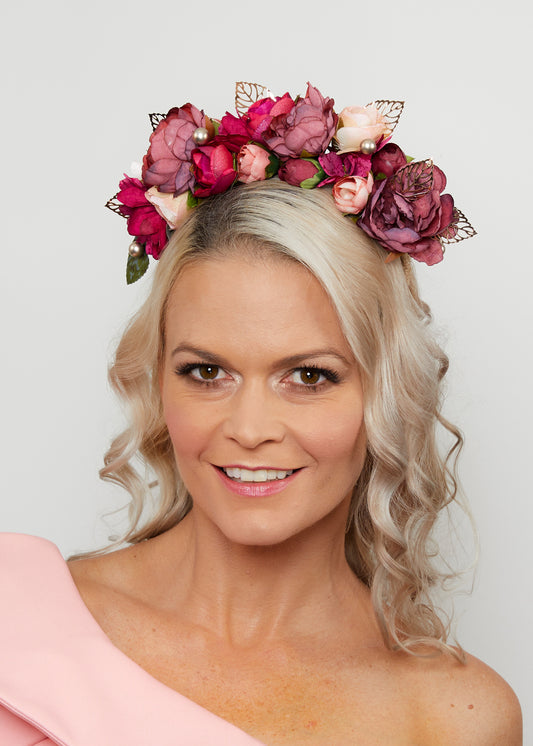 "Lori" Crown - Burgandy