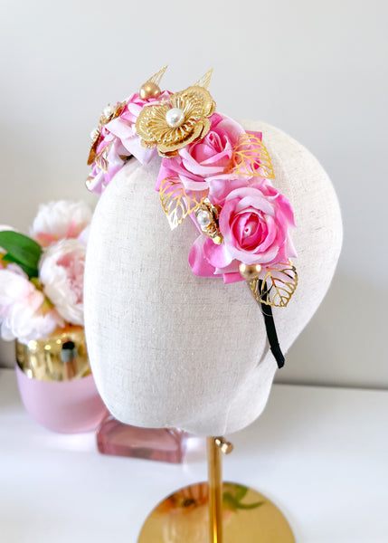 "Chiara" Crown - Pink