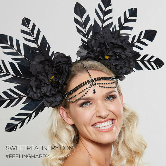 "Festival" Feather Crown